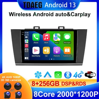 BT5.0 8+256G Subaru Outback 5 2014 - 2018 Legacy 6 2014 - 2017 Autórádió Multimédia Videó lejátszó navigáció GPS Android 13