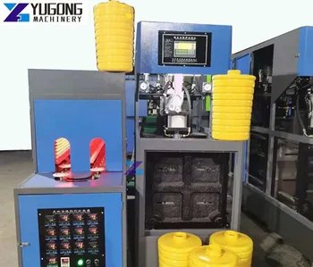  Teljesen automatikus műanyag palackfúvó gép PET palackkészítő gép ára Juice italpalack fúvó gép