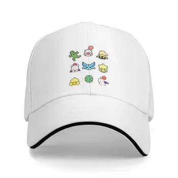 Final Fantasy játék Aranyos rajzfilm minta Apa kalapok Tiszta színű női kalap Kerékpáros baseball sapkák csúcsos sapka