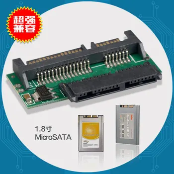 1,8 hüvelykes MicroSATA-SATA adapterkártya 7 tűs + 9 tűs interfész MSATA szilárdtestalapú merevlemez-átalakítás SATA