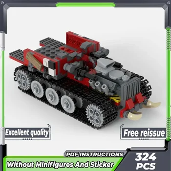 Moc építőkockák Népszerű katonai játékmodell Orker Big Tank technológia Moduláris blokkok Ajándékok Karácsonyi játékok DIY készletek összeszerelése
