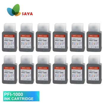 PFI-1000 PFI1000 prémium tintapatron teljes pigmenttintával Canon képhez PROGRAF PRO-1000 PRO 1000 nyomtató 80ml 12szín/készlet