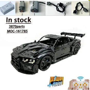 Új M4 GT3 RC autó összeszerelés Összekötő építőelemek modell SupercarRacing autó MOC kreatív gyermek születésnapi építőelemek játék ajándék